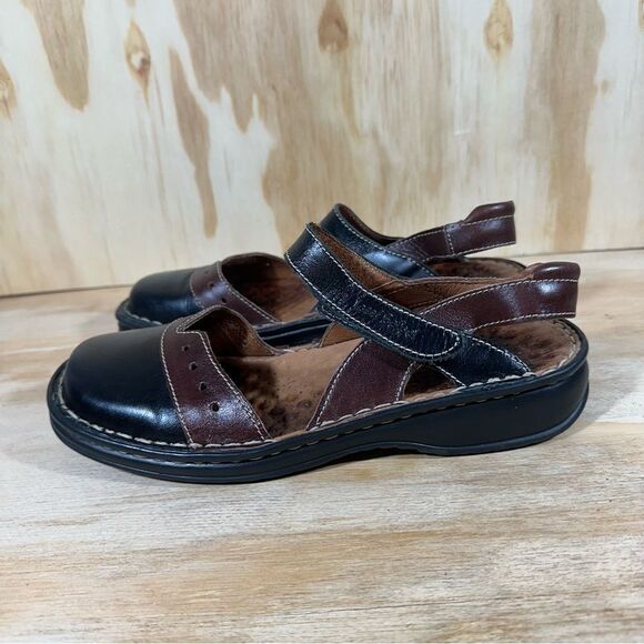Josef Seibel Two Tone Leather Sandals Women’s Size 7 - Picture 1 of 7